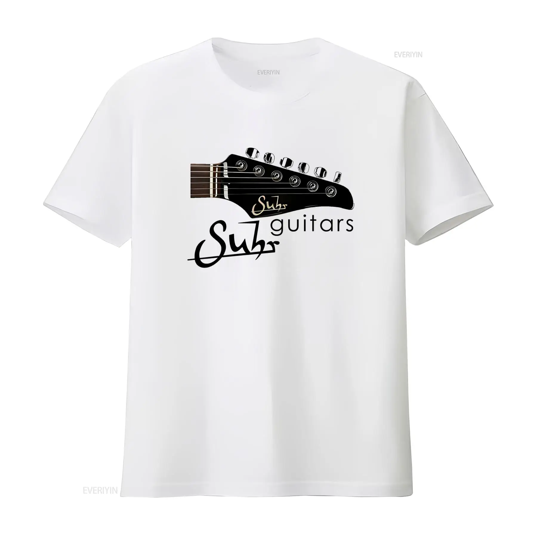 Vintage Fashion Logo - Suhr Guitars 로고 프린트 티셔츠 록