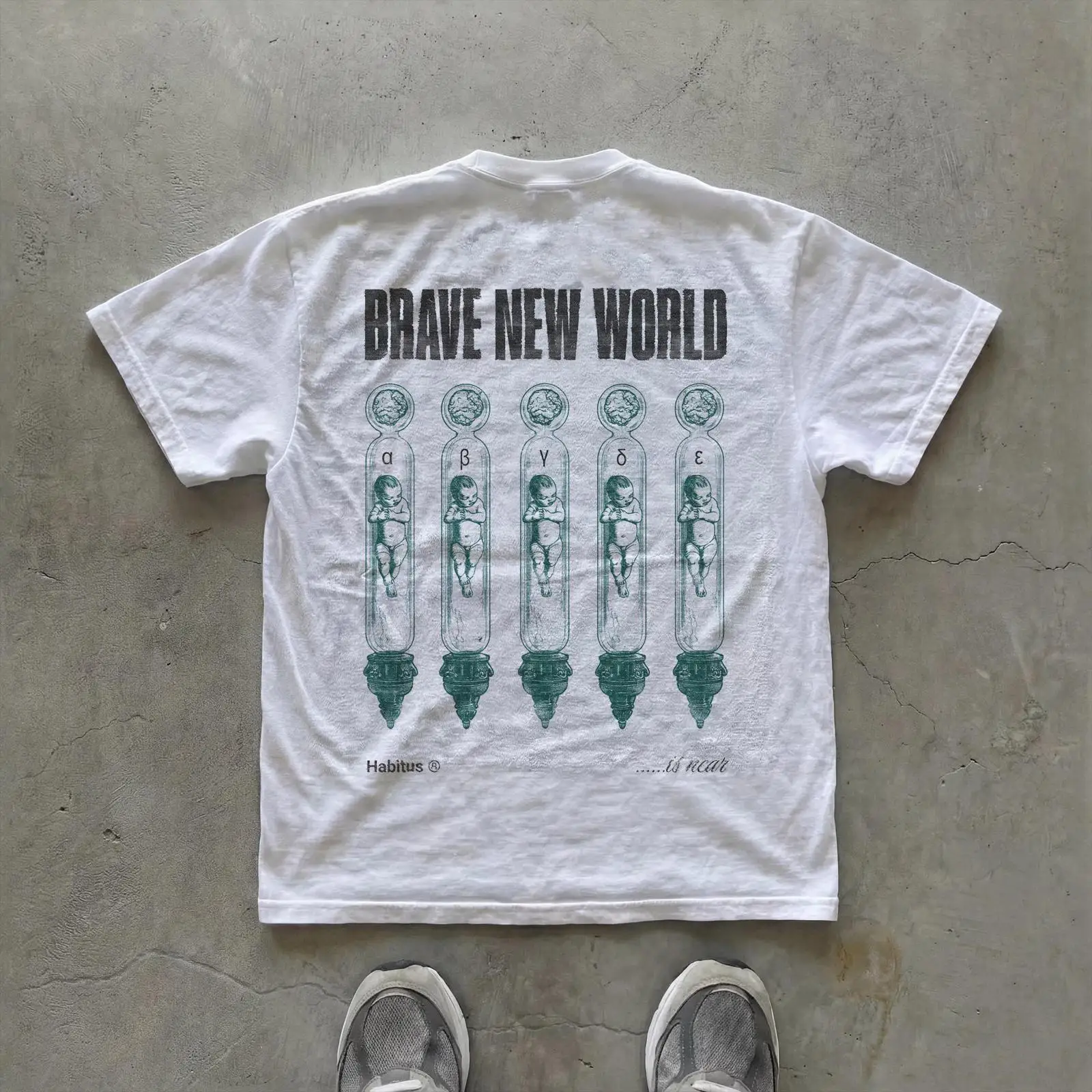 Vintage Fashion Knitwear Book - Brave New World T 셔츠 Aldous