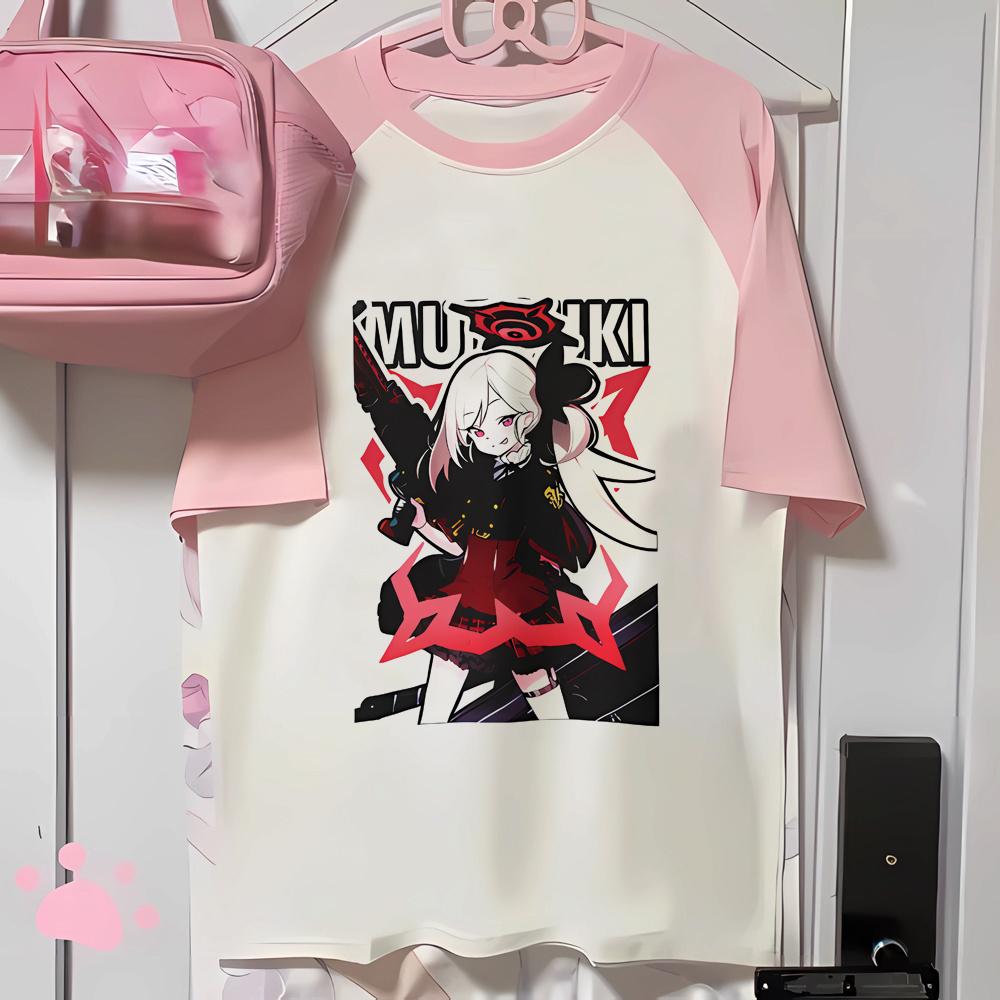 Vintage Fashion Archive - 블루 아카이브 티셔츠 shoujo 빈티지 한국