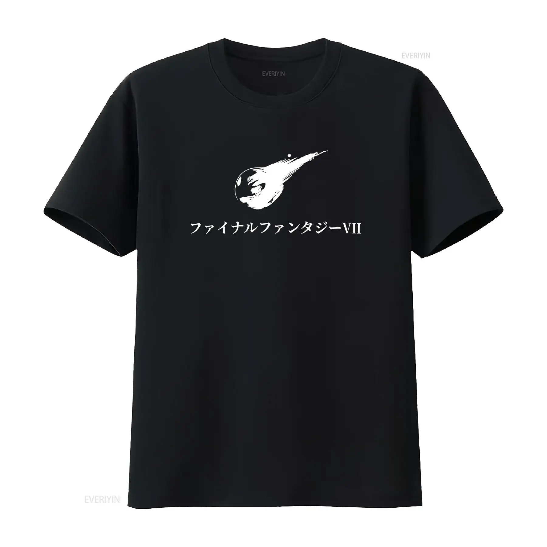 Vintage Fashion Knitwear - FF7 JP 타이틀 티셔츠 다양한 색상