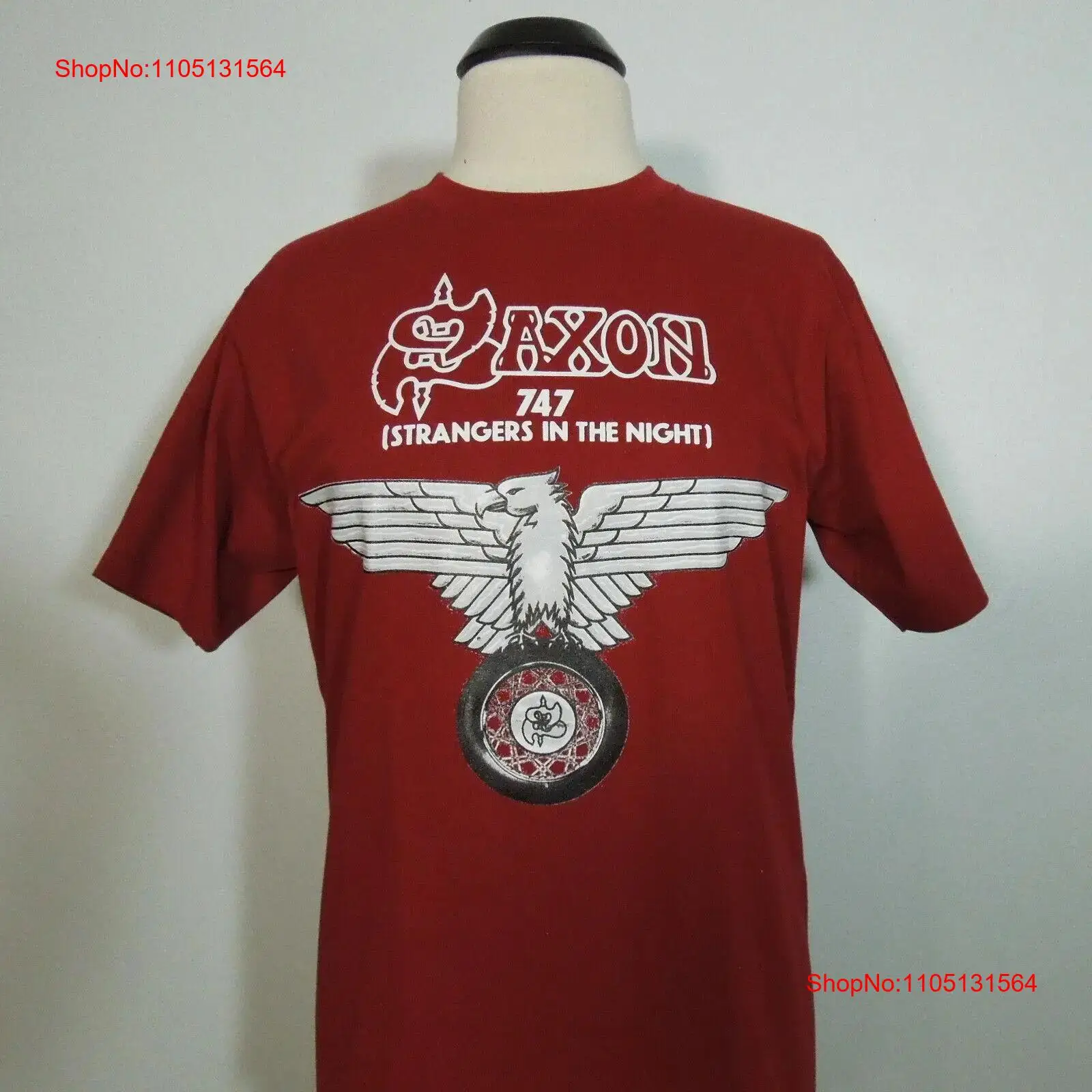 Vintage Fashion Logo - SAXON 747 스트레인저스 인 더 나이트