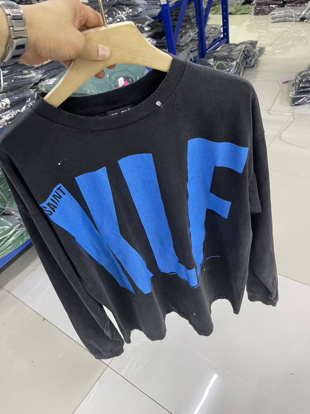 Vintage Fashion Exhibition - Saint 25SS 'klf 전시회 한정판' 워시드