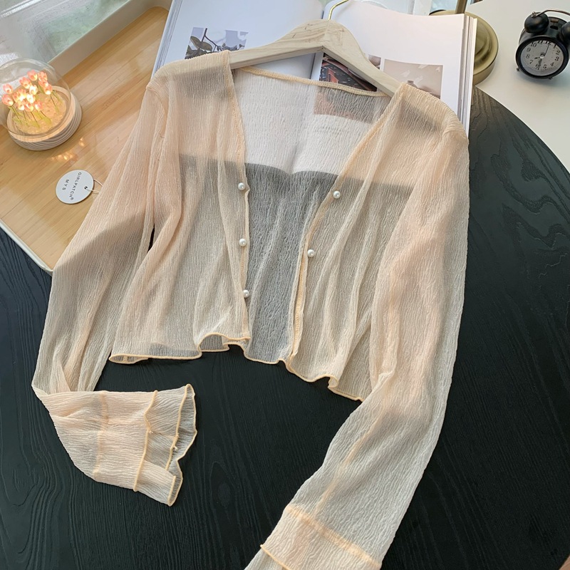 Crop Cardigan Vintage - 2026 니트 얇은 스웨터 가디건 여성