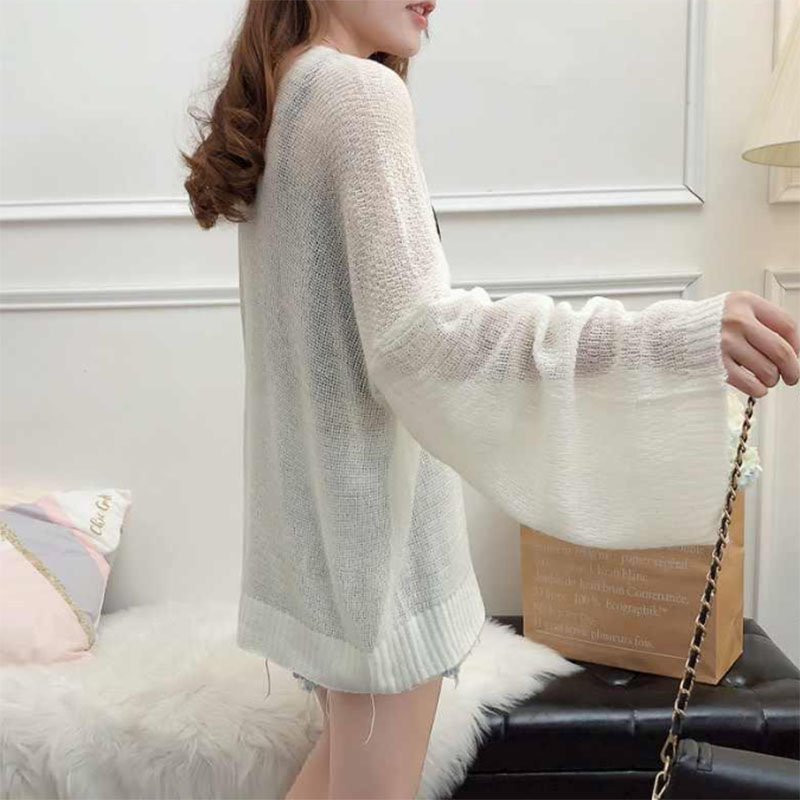 봄 가을 여성용 시어 니트 가디건 빈티지 커버업 긴팔  - Crop Cardigan Vintage 리뷰 및 가격