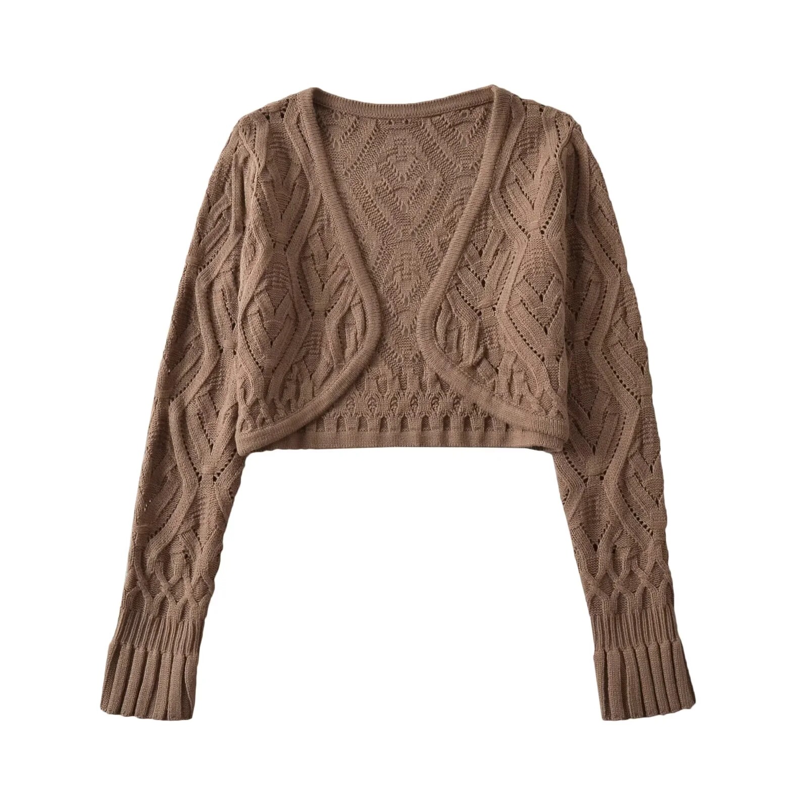 여성 블랙 홀터 크롭 캐미탑 슈트 긴팔 니트 가디건 코 - Crop Cardigan Vintage 리뷰 및 가격