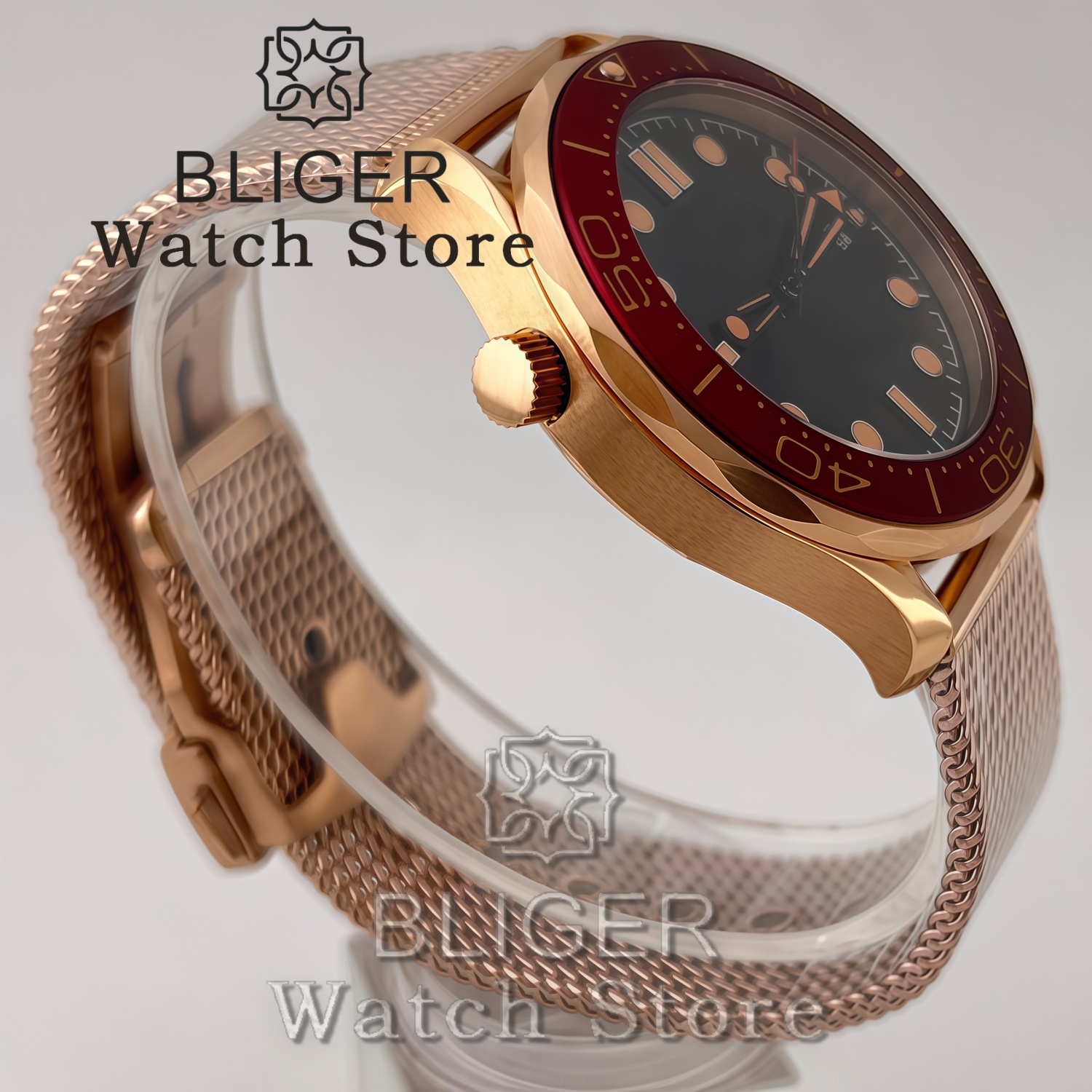 BLIGER 빈티지 브론즈 로즈 골드 41mm 남성용  - Vintage Fashion Complete 리뷰 및 가격