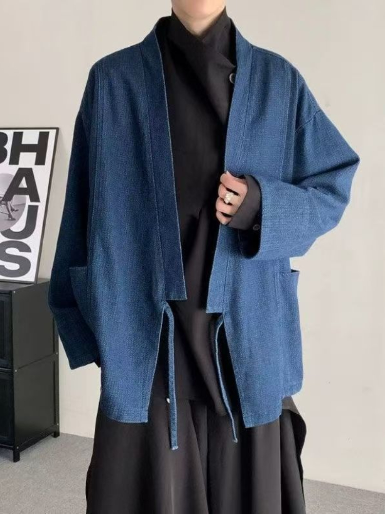 빈티지 일본 스타일 데님 코트 남녀 공용 오버사이즈 데 - Crop Cardigan Vintage 리뷰 및 가격