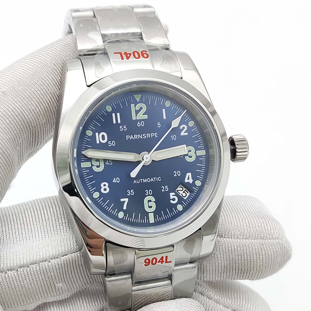 새로운 39mm 스틸 NH35 오토매틱 남성용 시계,  - Vintage Fashion Complete 리뷰 및 가격