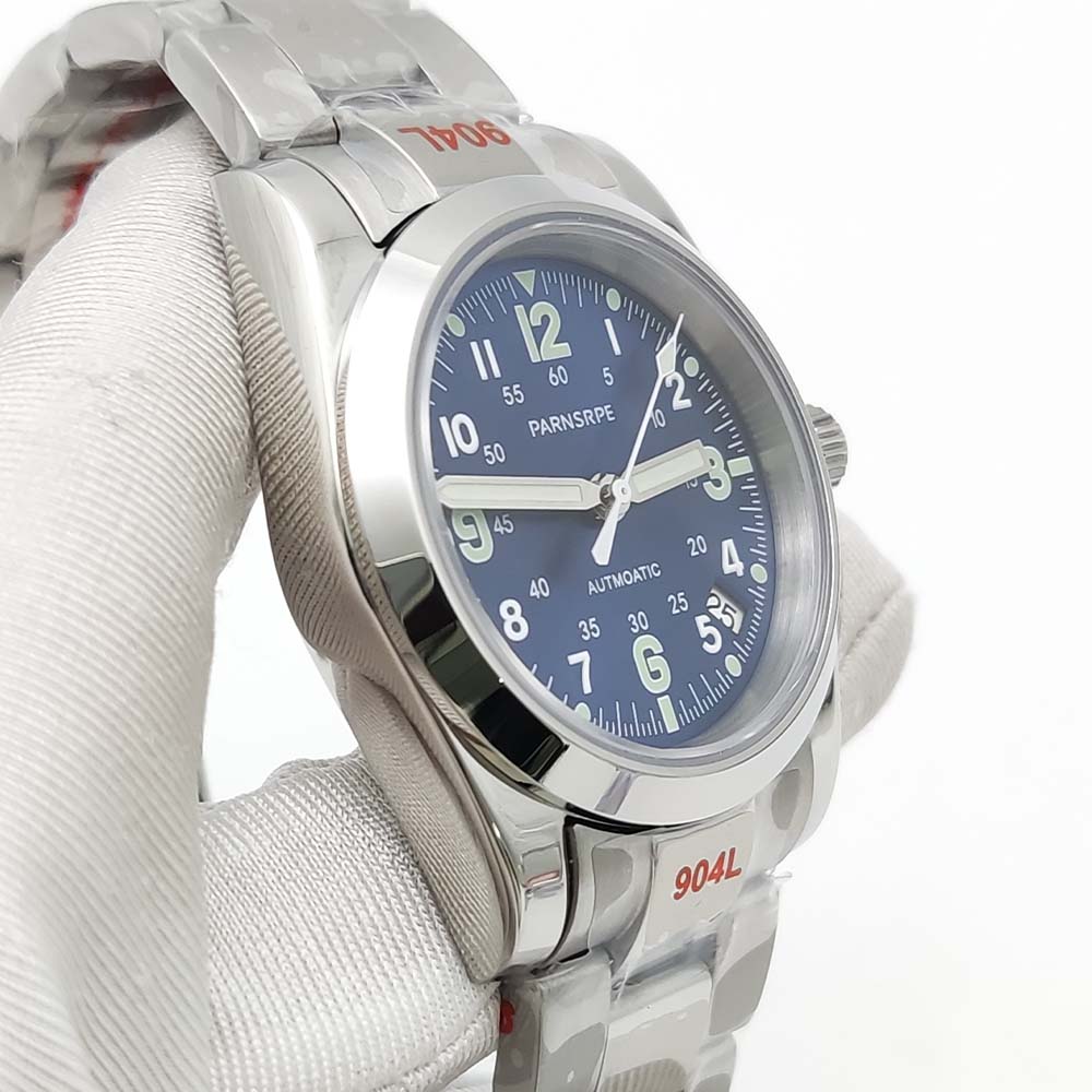 새로운 39mm 스틸 NH35 오토매틱 남성용 시계,  - Vintage Fashion Complete 리뷰 및 가격
