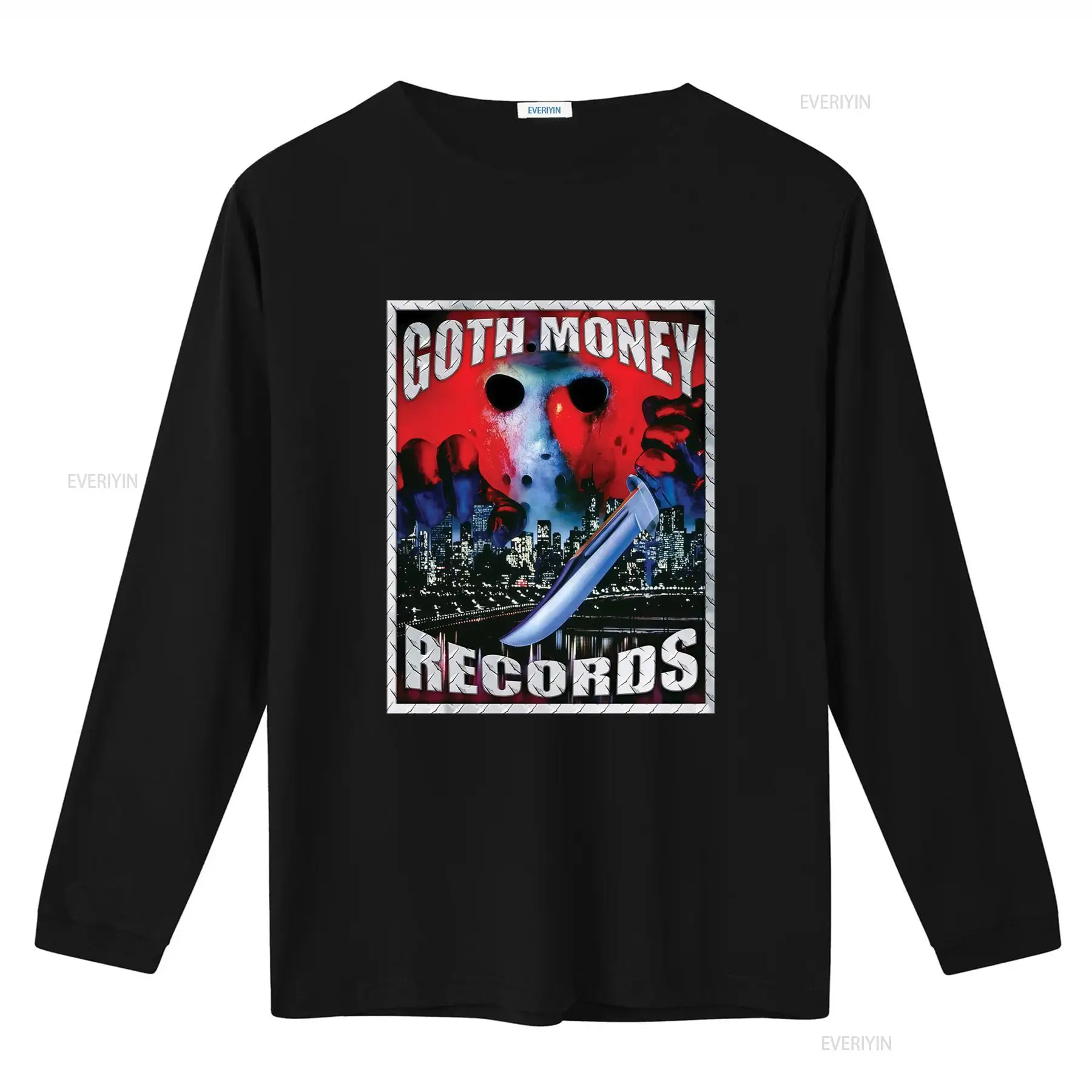Goth Money Records 제이슨 로고 티셔츠  - Vintage Fashion Logo 리뷰 및 가격